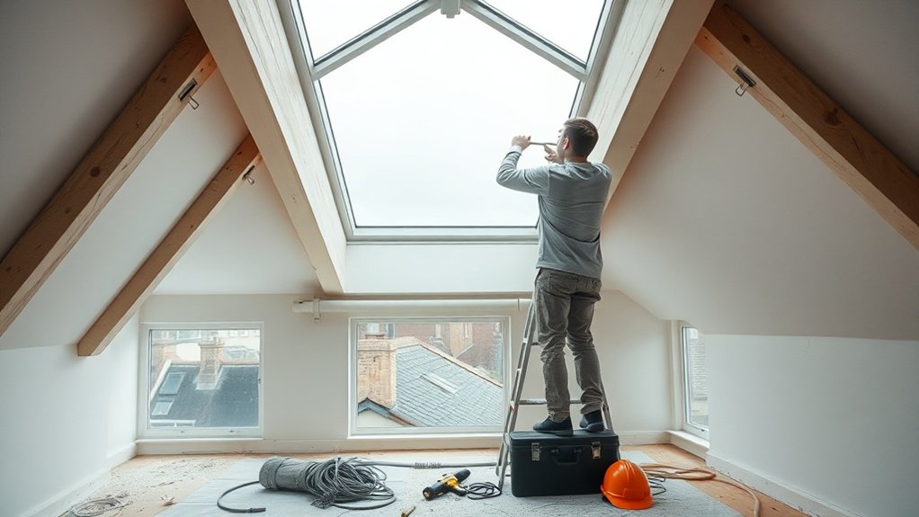 Electric Skylight Installation Greenwich