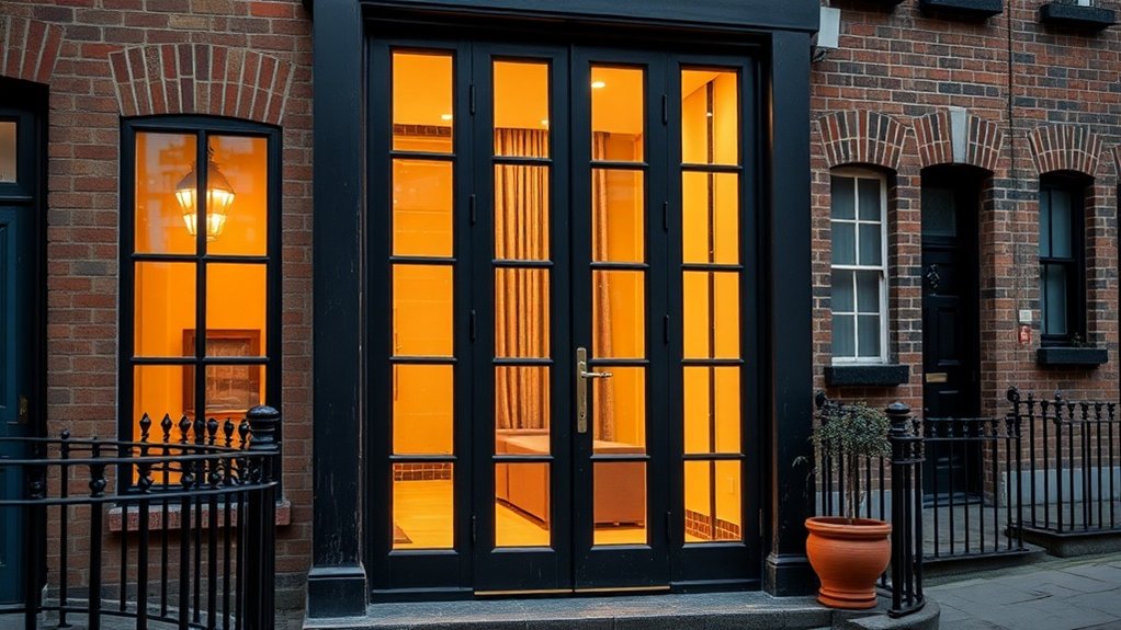 Glass Panel Doors Greenwich