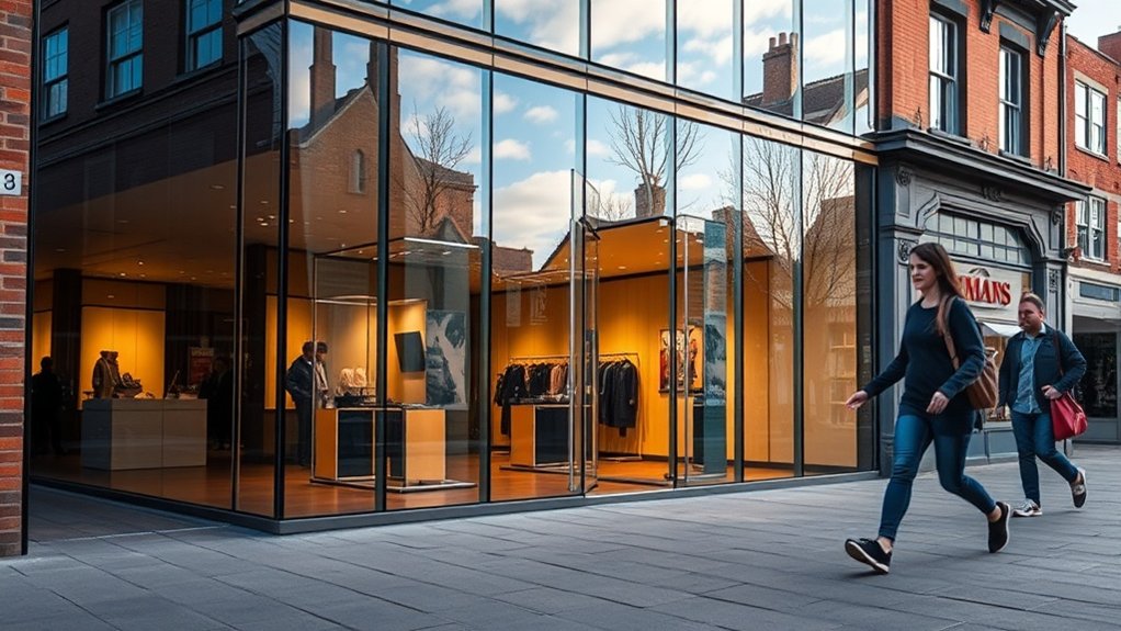 Shop Front Glazing Greenwich Peninsula