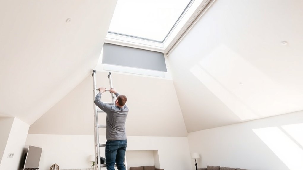 Skylight Blinds Installation Greenwich